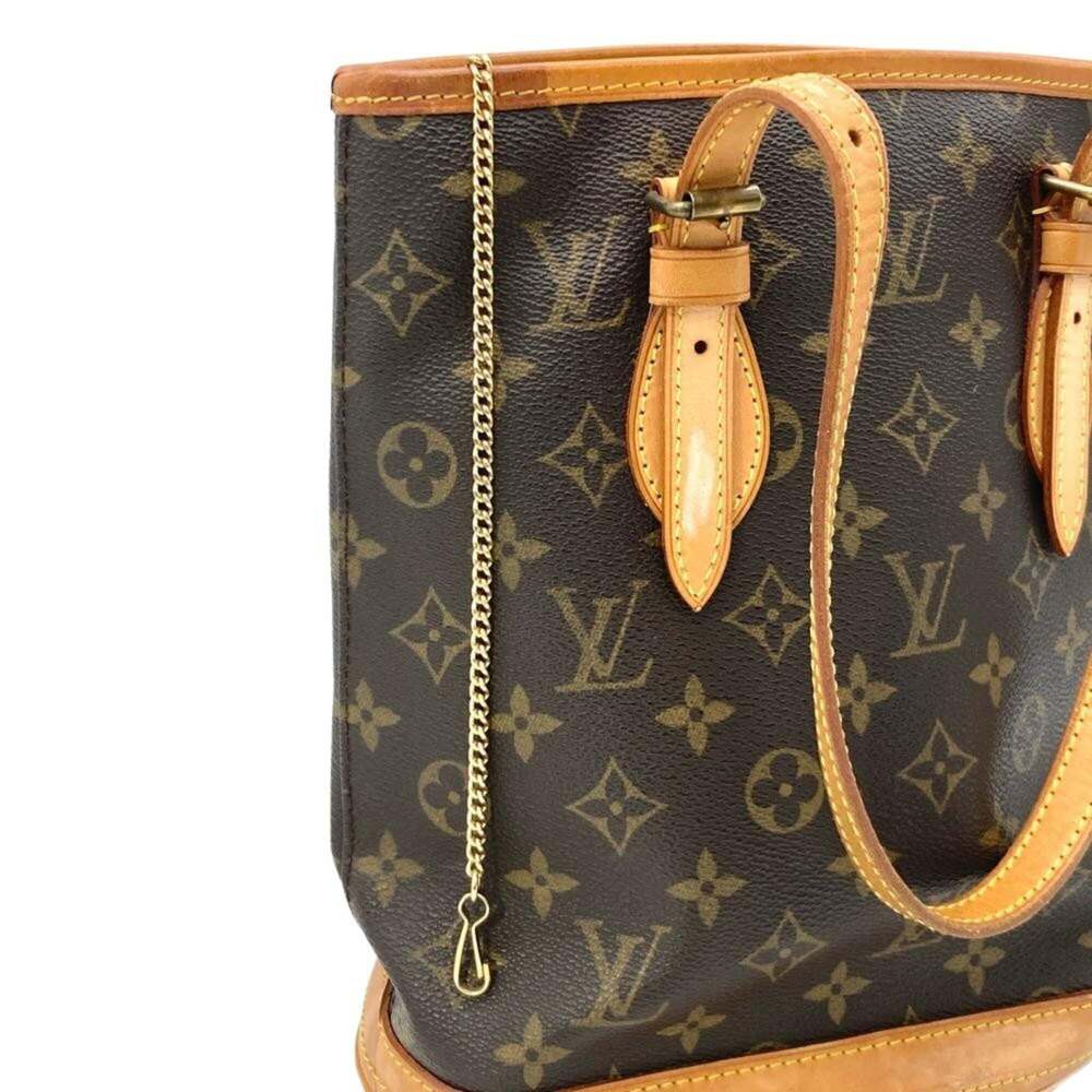 LOUIS VUITTON Brown Monogram Canvas Tote Bag - Picture 6 of 13